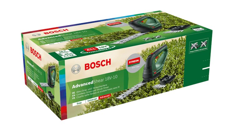 EAN 4059952558400 - Bosch AdvancedShear 18V-10 tijera de césped inalámbrica 10 cm Ión de litio Negro, Verde imagen 4