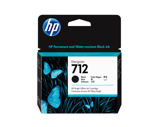 EAN 0193905352852 - HP 712 80-ml Black DesignJet Ink Cartridge cartucho de tinta 1 pieza(s) Original Alto rendimiento (XL) imagen 1