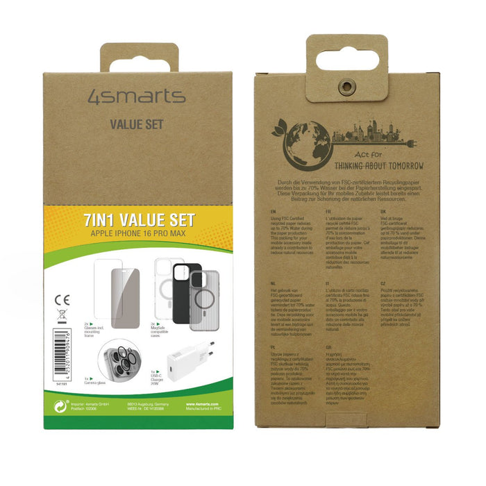 EAN 4252011909476 - 4smarts 541191 kit arrancador para teléfono móvil Negro, Gris, Transparente, Blanco imagen 5