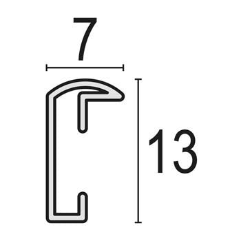 EAN 8020912024675 - ZEP AL1S2 marco Expositor de pie retroiluminado Plata imagen 3