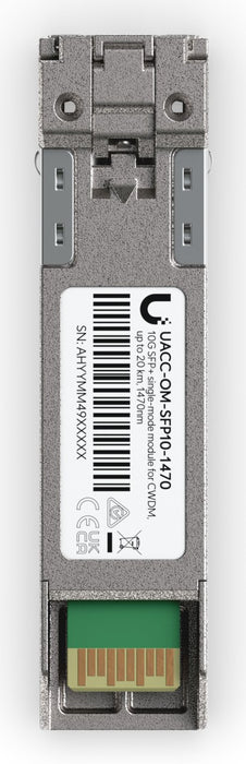 EAN 0810084694749 - Ubiquiti UACC-OM-SFP10-1470 red modulo transceptor Fibra óptica 11300 Mbit/s SFP+ 1470 nm imagen 4