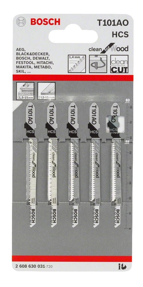 EAN 3165140006798 - Bosch 2 608 630 031 hoja de sierra de calar, de sierra de marquetería y de sierra recíproca Hoja de sierr imagen 2