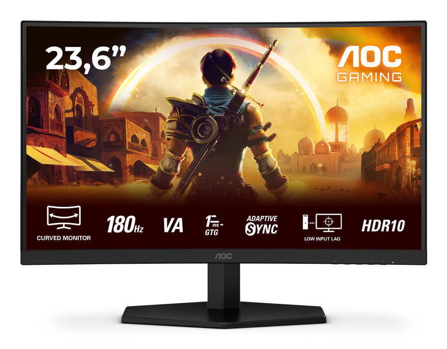 EAN 4038986142625 - AOC G4 C24G42E pantalla para PC 59,9 cm (23.6") 1920 x 1080 Pixeles Full HD LED Negro, Rojo imagen 1