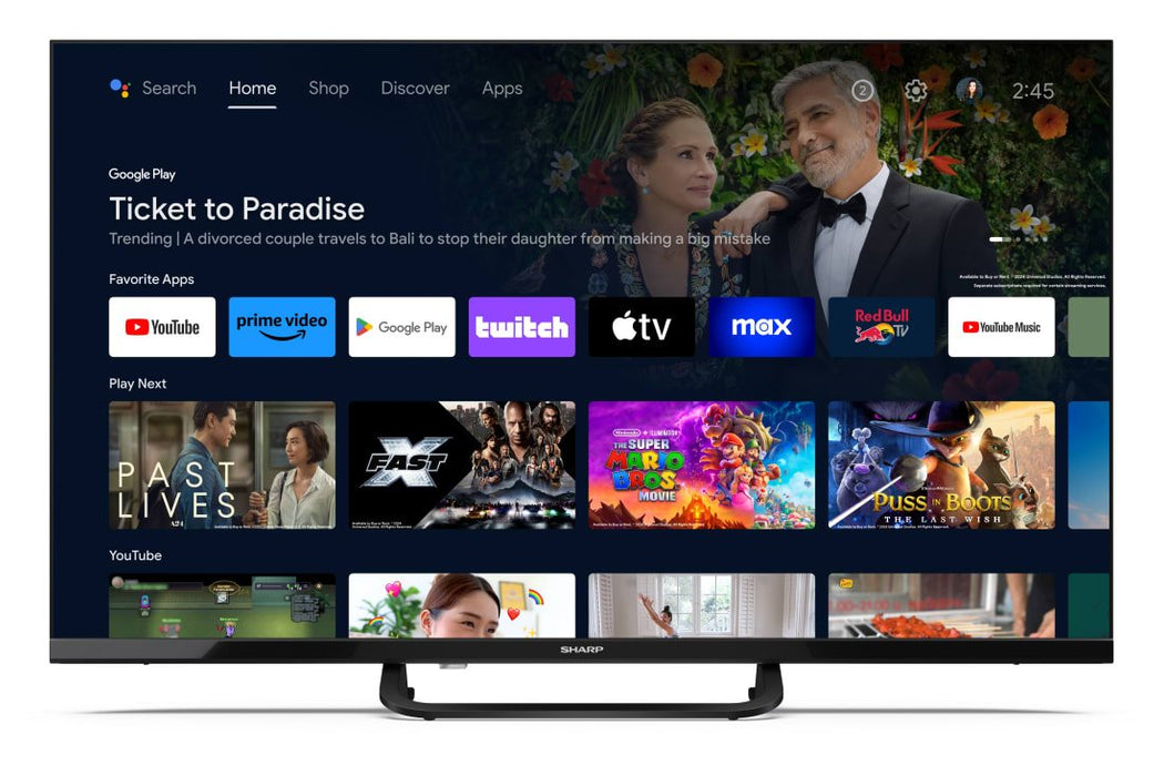 EAN 5905683270137 - Sharp 32FH8EA Televisor 81,3 cm (32") Full HD Smart TV Wifi Negro 400 cd / m² imagen 8