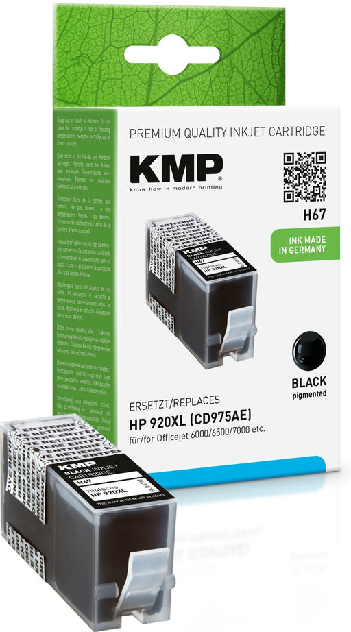 EAN 4011324171716 - KMP H67 cartucho de tinta 1 pieza(s) Negro imagen 1
