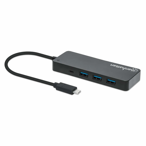 EAN 0766623168410 - Manhattan 168410 hub de interfaz USB Tipo C 5000 Mbit/s Negro imagen 2