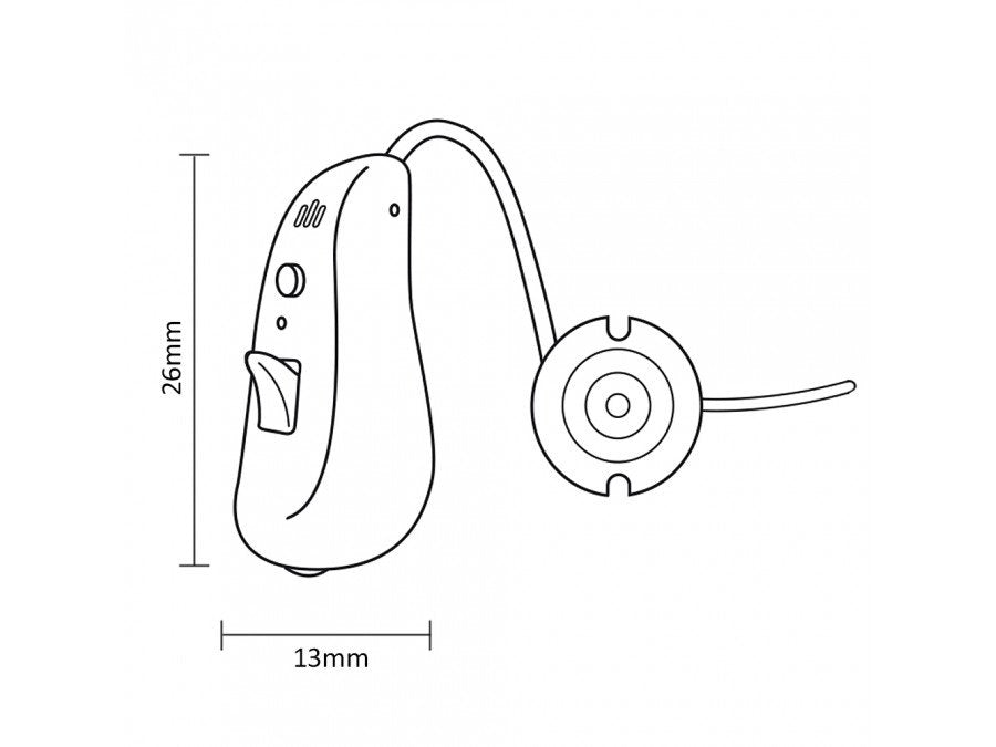 EAN 5902211116219 - Promedix PR-420 audífono para persona con discapacidad física imagen 4