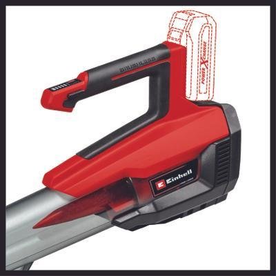 EAN 4006825658965 - Einhell GP-LB 18/200 Li GK-Solo aspiradora de hojas 200 kmh Negro, Rojo imagen 4