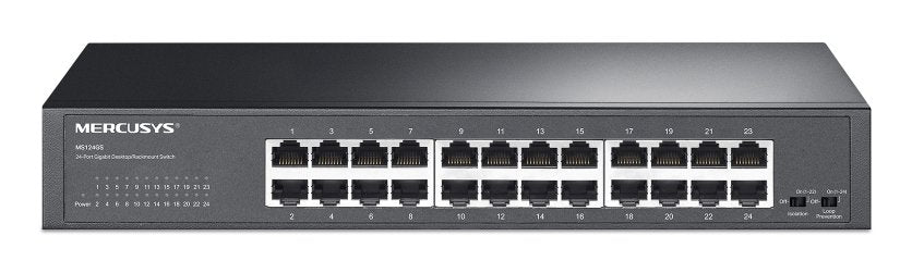 EAN 6957939003814 - Mercusys MS124GS switch Gigabit Ethernet (10/100/1000) Negro imagen 1