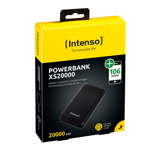 EAN 4034303029563 - Intenso XS20000 Polímero de litio 20000 mAh Negro imagen 1