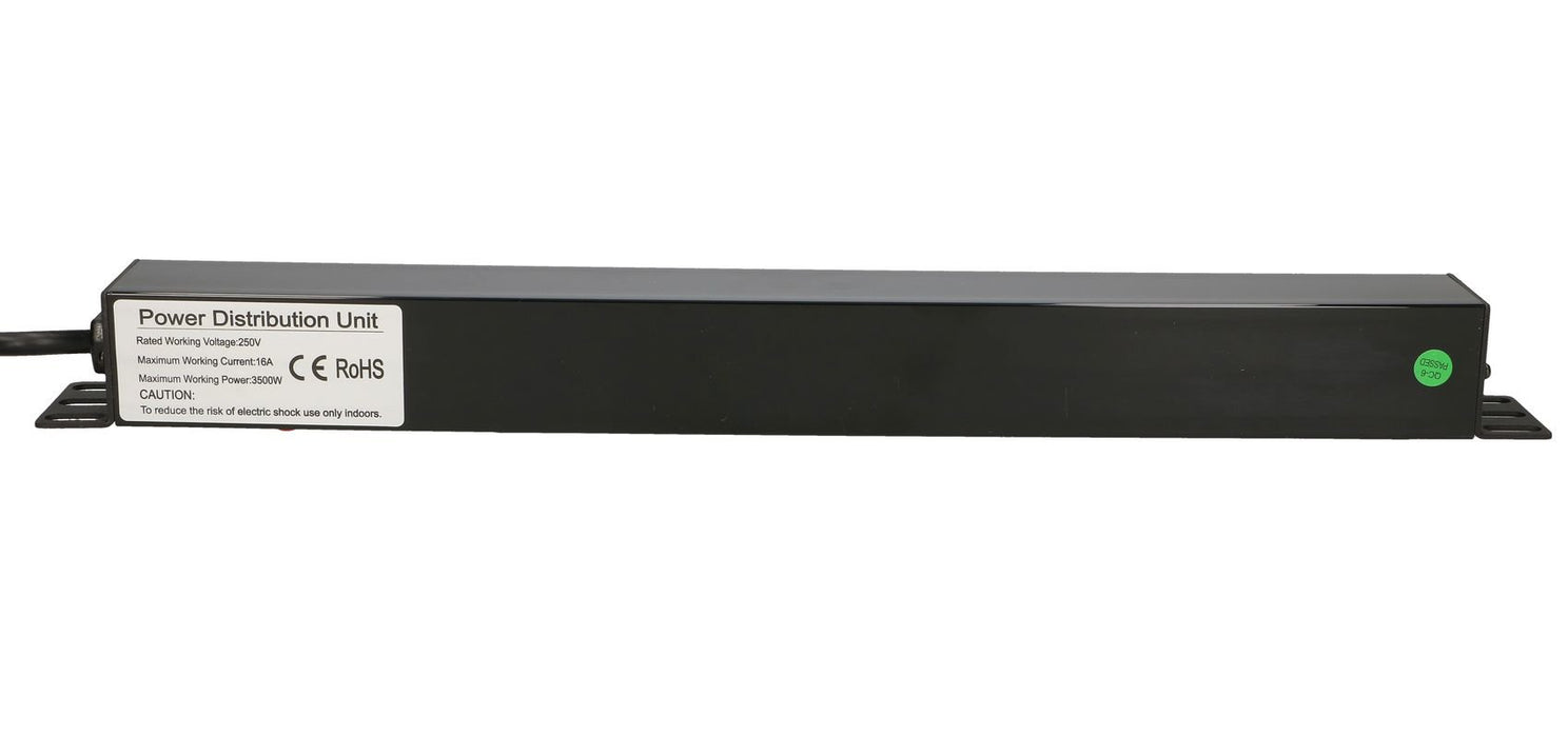 EAN 5903148912967 - Extralink 19\" 1U 7 SOCKET EU TYPE POWER PDU WITH SWITCH PDU 7-EU Regleta eléctrica imagen 4