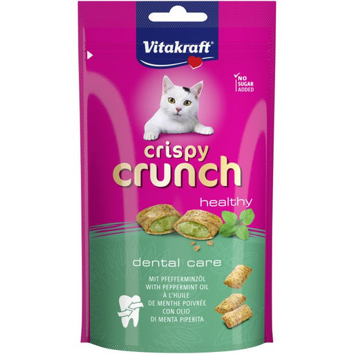 EAN 4008239288134 - Vitakraft Crispy Crunch Gato Snacks Menta 60 g imagen 1