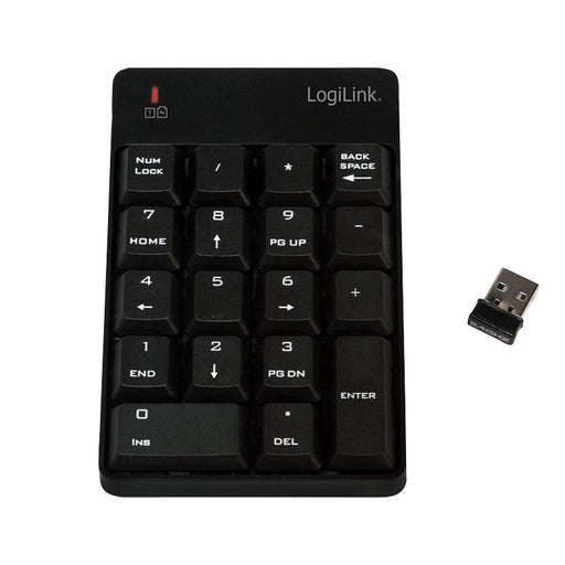 EAN 4052792029864 - LogiLink ID0120 teclado numérico Portátil RF inalámbrico Negro imagen 1
