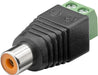 EAN 4040849767418 - Goobay 76741 cambiador de género para cable RCA 2-pin Negro imagen 1