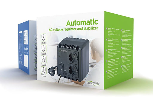 EAN 8716309068741 - EnerGenie EG-AVR-1001 regulador de voltaje 2 salidas AC 140 - 270 V Negroimagen 3)