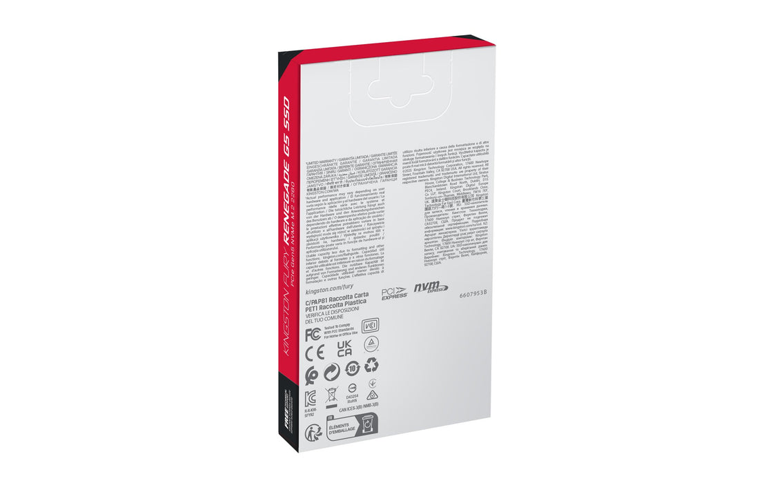 EAN 740617351613 - Kingston Technology FURY Renegade G5 8 TB PCI Express 5.0 3D TLC imagen 5