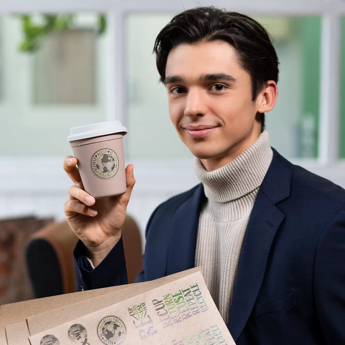 EAN 4008705107624 - HERMA 10762 etiqueta autoadhesiva Alrededor Permanente Marrón 240 pieza(s) imagen 5