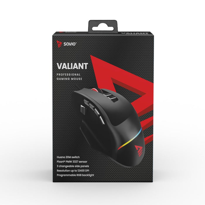 EAN 5901986047414 - Savio Valiant gaming mouse RGB Negro imagen 8