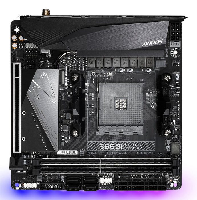 EAN 4719331809508 - GIGABYTE B550I AORUS PRO AX placa base AMD B550 Zócalo AM4 mini ITX imagen 2