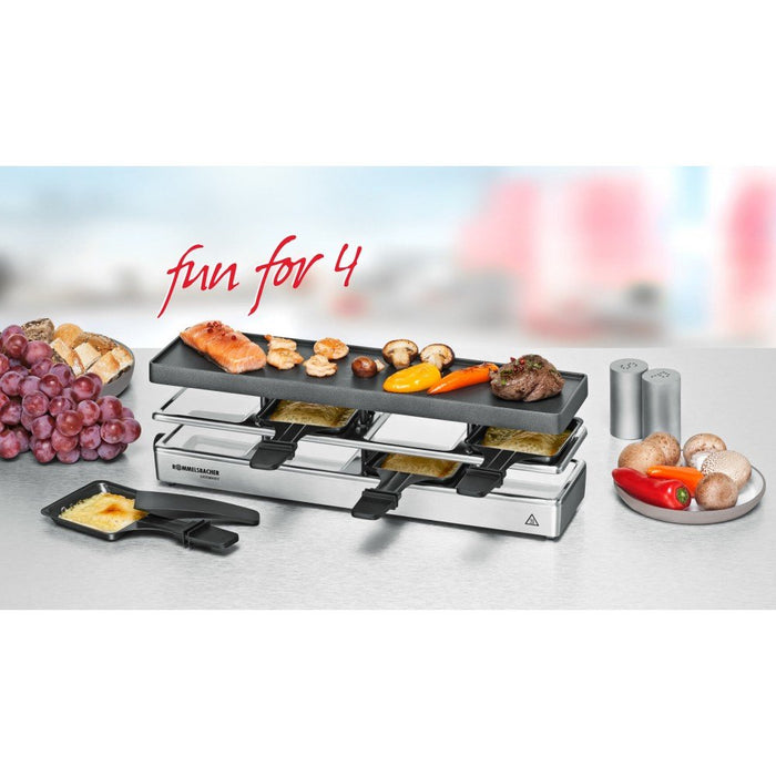 EAN 4001797239402 - Rommelsbacher RC 800 parrilla de interior 4 personas(s) 795 W Negro, Plata imagen 2