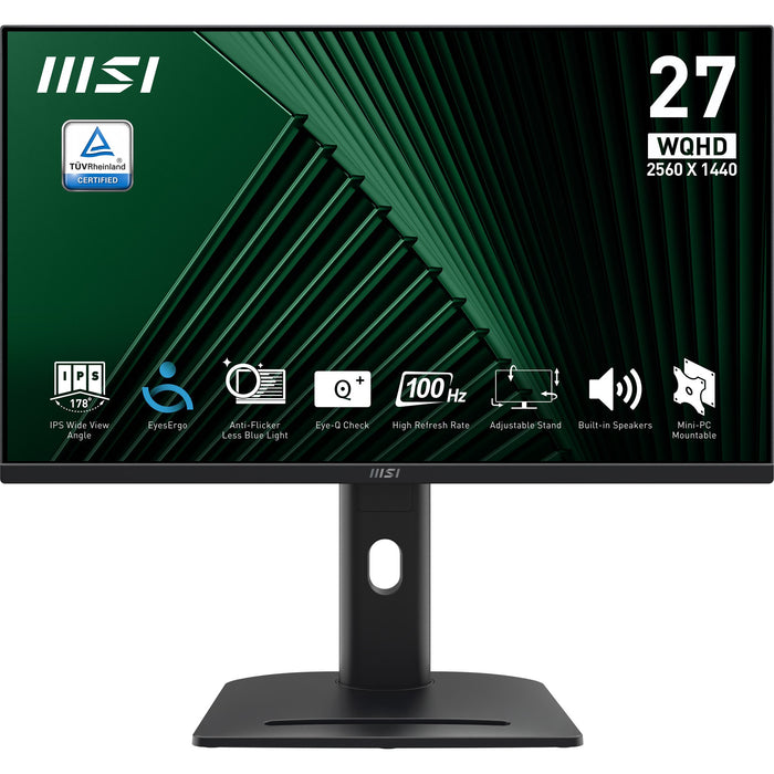 EAN 4711377231916 - MSI Pro MP275QPG pantalla para PC 68,6 cm (27") 2560 x 1440 Pixeles Wide Quad HD LCD Negro imagen 8