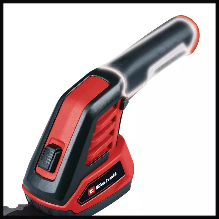 EAN 4006825665161 - Einhell GC-CG 3,6/70 Li tijera de césped inalámbrica 7 cm 3,6 V Ión de litio Aluminio, Negro, Rojo imagen 6