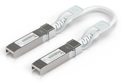 EAN 0810084693339 - Ubiquiti UACC-Uplink-SFP28-0.15M Cable de fibra óptica e InfiniBand 0,15 m Blanco imagen 1