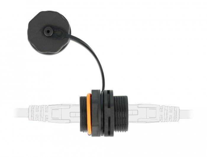 EAN 4043619866953 - DeLOCK 86694 divisor de red Negro imagen 2