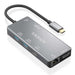 EAN 8435739901724 - AISENS ASUC-9P018-GR base para portátil y replicador de puertos Alámbrico USB 3.2 Gen 1 (3.1 Gen 1) Type- imagen 2