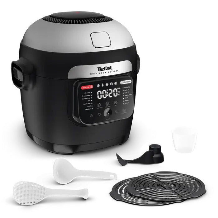 EAN 3045387294434 - Tefal Multicook Actifry MY741CF0 olla multi-cocción 6 L 1334 W Negro, Acero inoxidable imagen 1