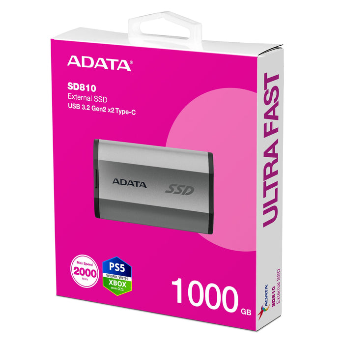 EAN 4711085945792 - ADATA SD810 1 TB USB Tipo C USB 3.2 Gen 2x2 Negro, Plata imagen 6