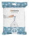 EAN 8710755124846 - Brabantia 124846 bolsa para basura 30 L Gris, Blanco 40 pieza(s) imagen 1