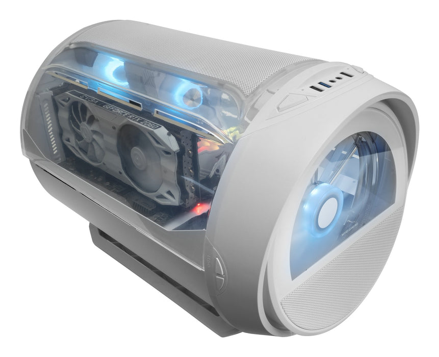 EAN 8435693111580 - Mars Gaming MC-CYLONW Mini Tower Blanco imagen 2