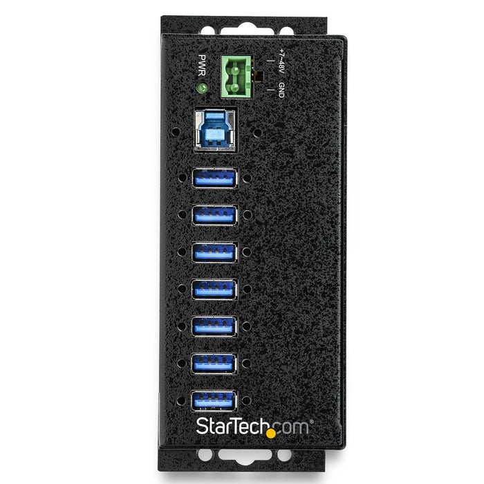 EAN 0065030881876 - StarTech.com HB30A7AME hub de interfaz USB 3.2 Gen 1 (3.1 Gen 1) Type-B 5000 Mbit/s Negro imagen 3