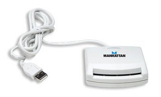 EAN 766623172844 - Manhattan 172844 lector de tarjeta inteligente USB 1.1 Blanco imagen 3