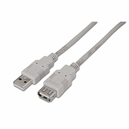 EAN 8436574700121 - AISENS A101-0013 cable USB USB 2.0 1,8 m USB A Beige imagen 1