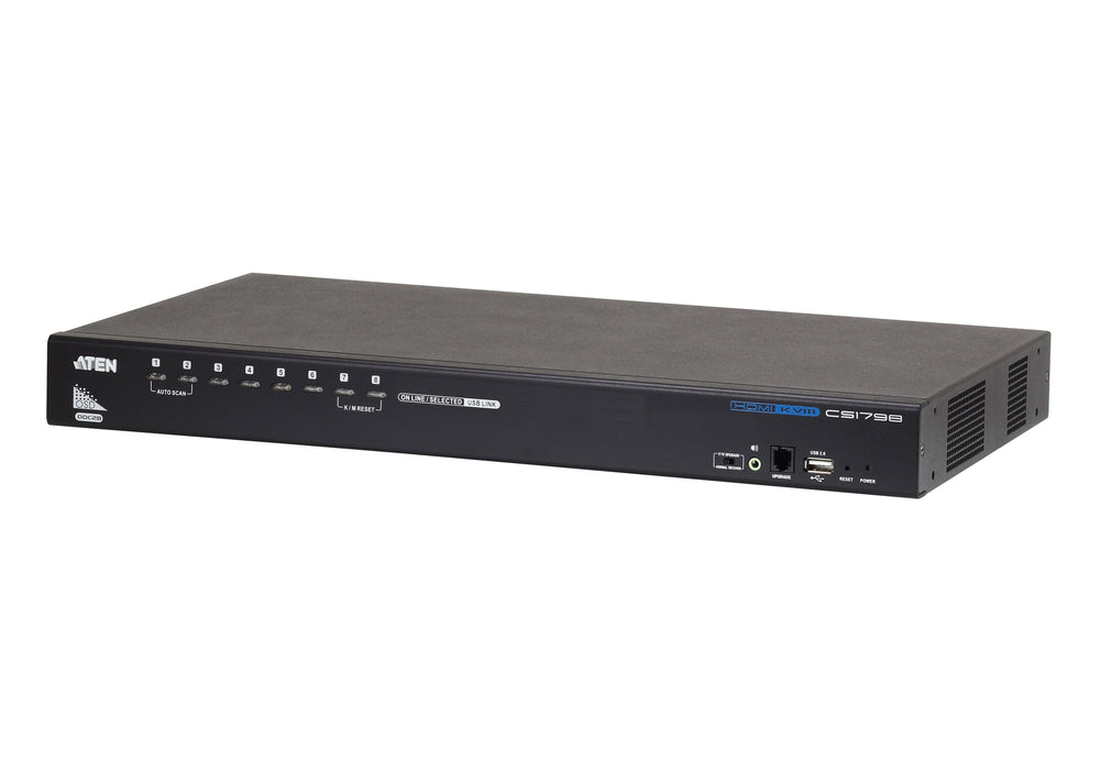 EAN 0672792005565 - ATEN CS1798 interruptor KVM Montaje en rack Negro imagen 1