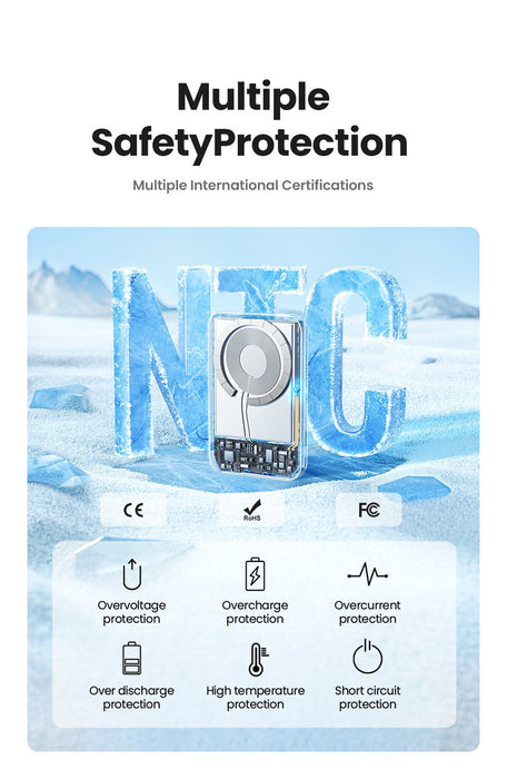 EAN 6941876222087 - Ugreen 25208 batería externa 10000 mAh Cargador inalámbrico Beige imagen 13