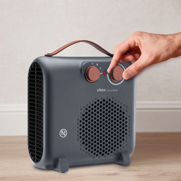 EAN 8422160057229 - Ufesa 83105722 calefactor eléctrico Interior Gris Ventilador eléctrico imagen 3