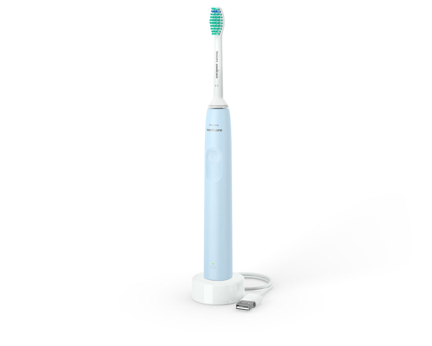 EAN 8710103985488 - Philips 2100 series HX3651/12 cepillo eléctrico para dientes Adulto Cepillo dental sónico Azul, Blanco imagen 2