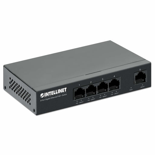 EAN 0766623561792 - Intellinet 561792 switch Gigabit Ethernet (10/100/1000) Energía sobre Ethernet (PoE) Negro imagen 2