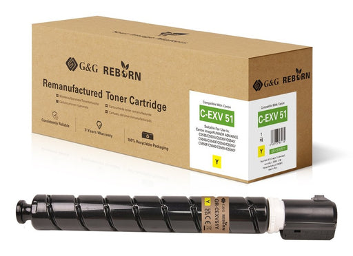 EAN 6937173431130 - G&G 22051 cartucho de tóner 1 pieza(s) Compatible Amarillo imagen 1