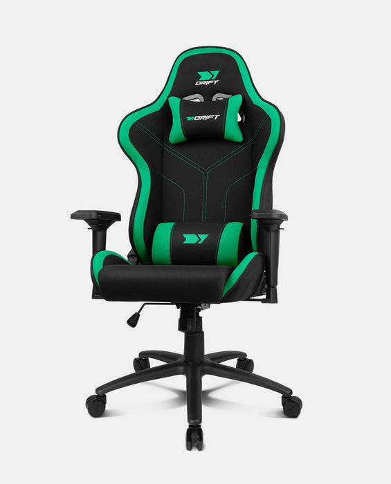 EAN 8436587973345 - DRIFT DR110BG silla para videojuegos Butaca para jugar Asiento acolchado Negro, Verde imagen 1