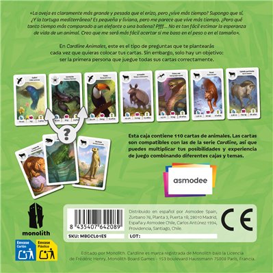 EAN 3760271442189 - Asmodee CARDANIM2ES juego de tablero Juego De Cartas Concurso de preguntas y respuestas imagen 3