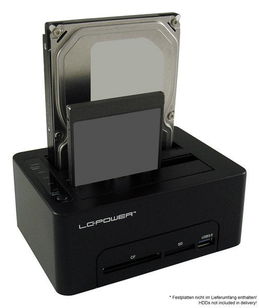 EAN 4260070120299 - LC-Power LC-DOCK-U3-CR base de conexión para disco duro USB 3.2 Gen 1 (3.1 Gen 1) Type-A Negro imagen 3