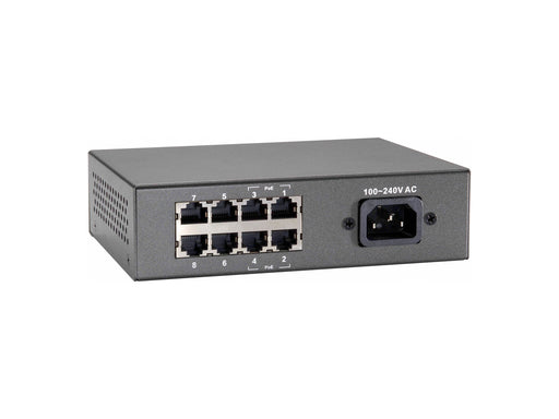 EAN 0846359015025 - LevelOne FEP-0812 switch Fast Ethernet (10/100) Energía sobre Ethernet (PoE) Negro imagen 2