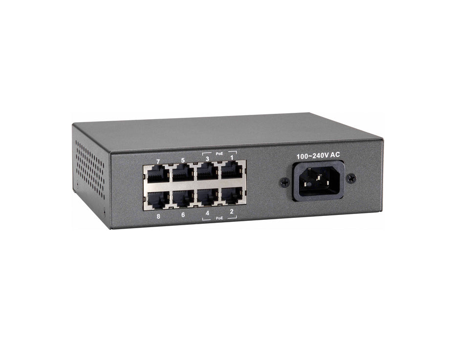 EAN 0846359015025 - LevelOne FEP-0812 switch Fast Ethernet (10/100) Energía sobre Ethernet (PoE) Negro imagen 2