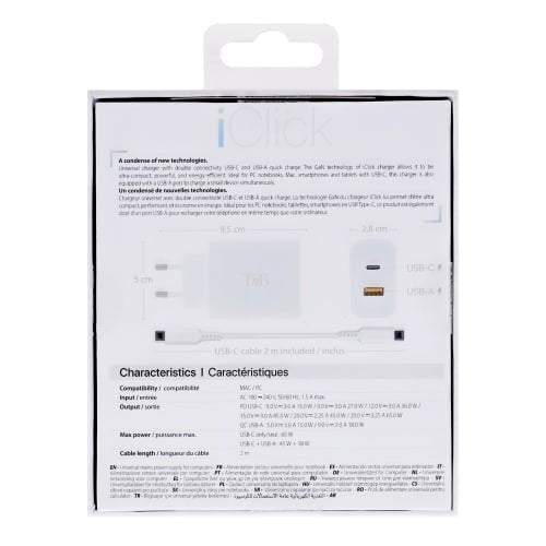 EAN 3303170107904 - T'nB CHNBTINY65 cargador de dispositivo móvil Portátil, Smartphone, Tableta Blanco Corriente alterna Carg imagen 7