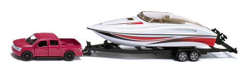 EAN 4006874025688 - Siku Ford F150 with motorboat Set de modelos a escala de coches Previamente montado 1:50 imagen 1