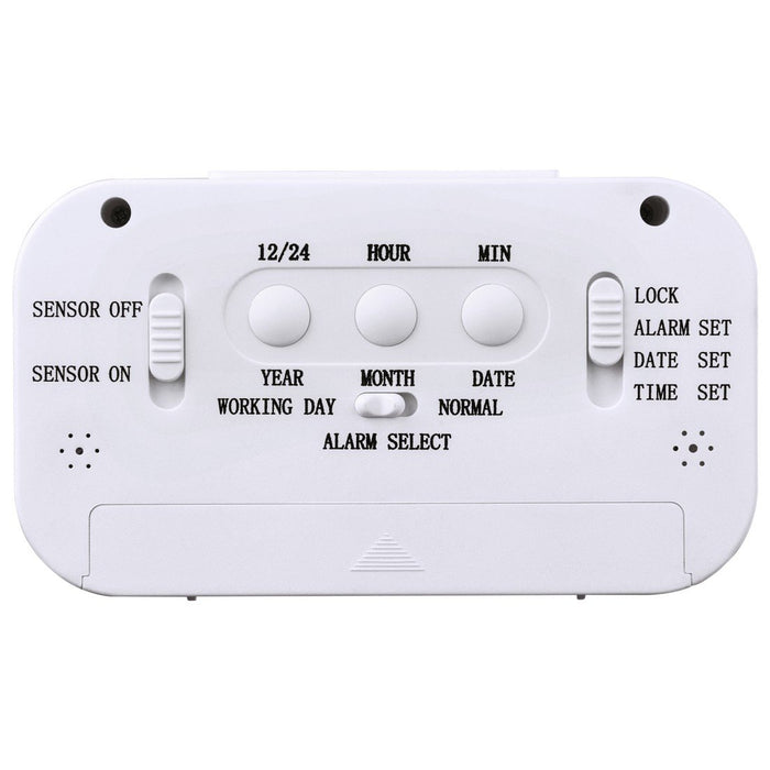 EAN 4047443409263 - Hama RC 660 Reloj despertador digital Blanco imagen 2